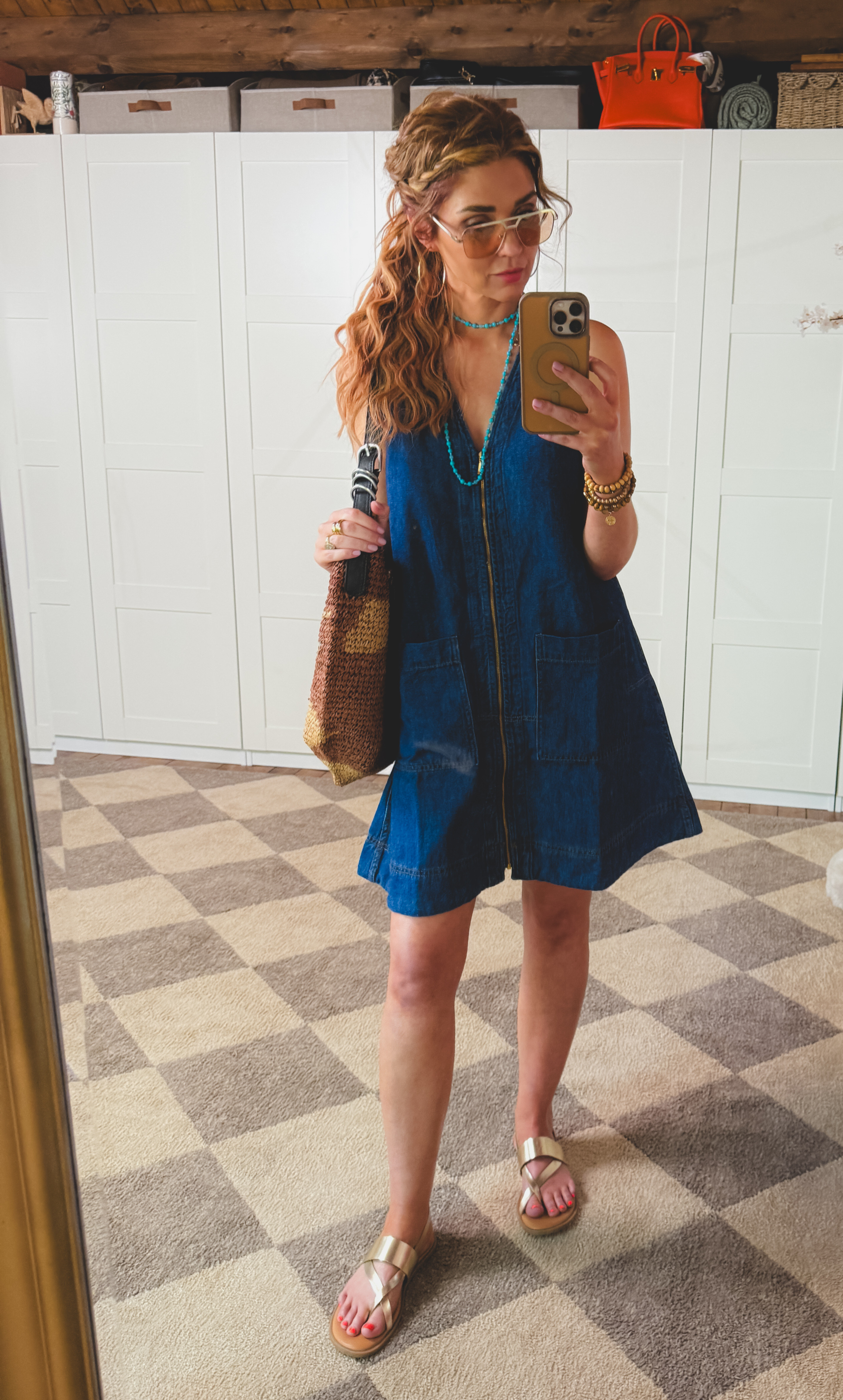 This dress is denim done right for summer. The Free Assembly Sleeveless Mini Dress is soft, lightweight, and super versatile. It features a full front zip, oversized pockets, and contrast stitching that gives it that vintage-cool vibe. Style it zipped up solo or layered over a tee for an effortless day look.
( I'm 5'8" wearing a small)
#walmartfashion
#walmart
 

 #LTKSeasonal #LTKOver40 #LTKFindsUnder50