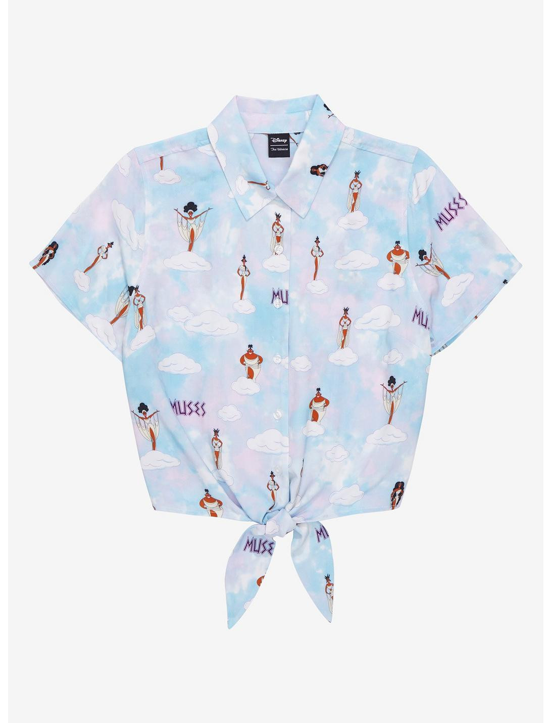 Her Universe Disney Hercules The Muses Women's Tie-Front Woven Top - BoxLunch Exclusive | BoxLunch