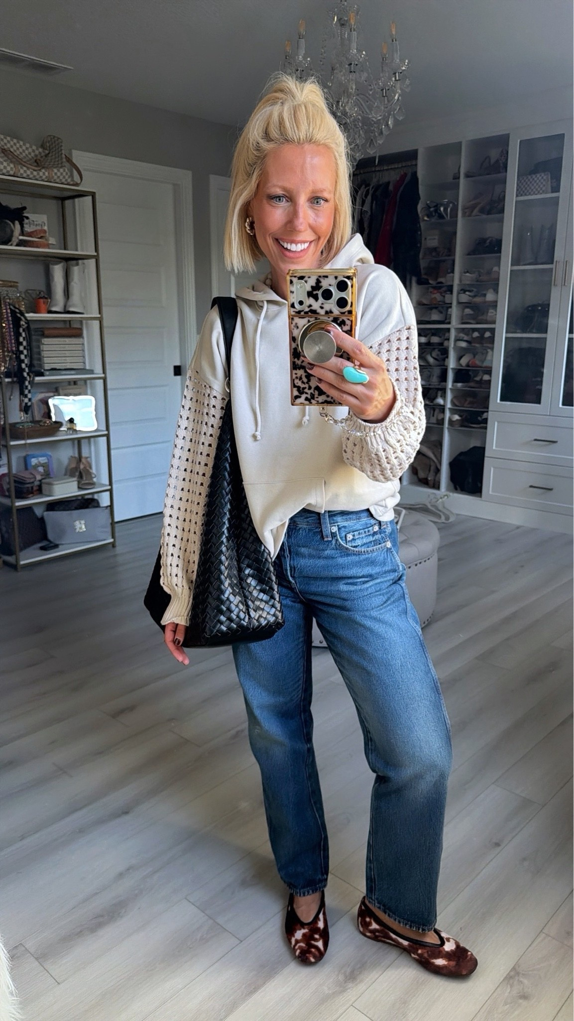 IT’S BACK! 😍 This Walmart crochet sleeve hoodie was a favorite last year, and I’m so glad it’s back! The cutest affordable fall fashion find that makes a basic hoodie look elevated. 🍂🛍️ Run, don’t walk!
⬇️⬇️⬇️ 
Hoodie sized up 2 sizes to a large for oversized fit!
Jeans sized down to a 2 (run big)
Shoes sized up 1/2 size 

#WalmartFashion #WalmartFinds #WalmartClothing #AffordableFallFashion #CrochetSleeves #FallHoodie