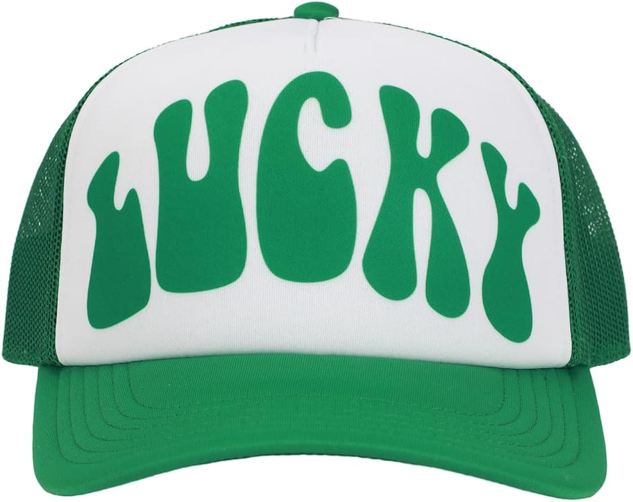Bioworld St. Patrick’s Day Lucky White & Green Foam Trucker Hat | Amazon (US)