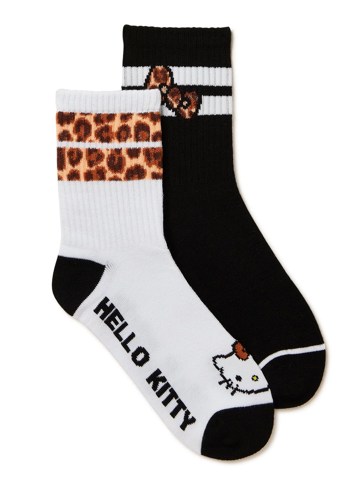 Hello Kitty, Women's Mid-Crew Socks, 2-Pack, Size 4-10 | Walmart (US)