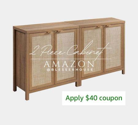 2-piece cabinet, buffet, console table, sideboard! Buy just one cabinet too.

Amazon cabinet 

#LTKhome