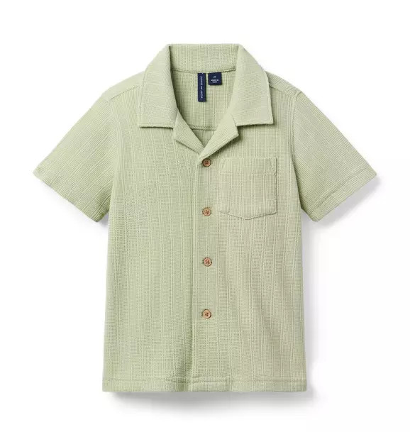 The Textured Cabana Shirt | Janie and Jack