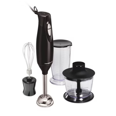 Hamilton Beach 3-in-1 Hand Blender with Wisk 59768: Immersion Handheld Mixer, 2 Speeds, Dishwashe... | Target