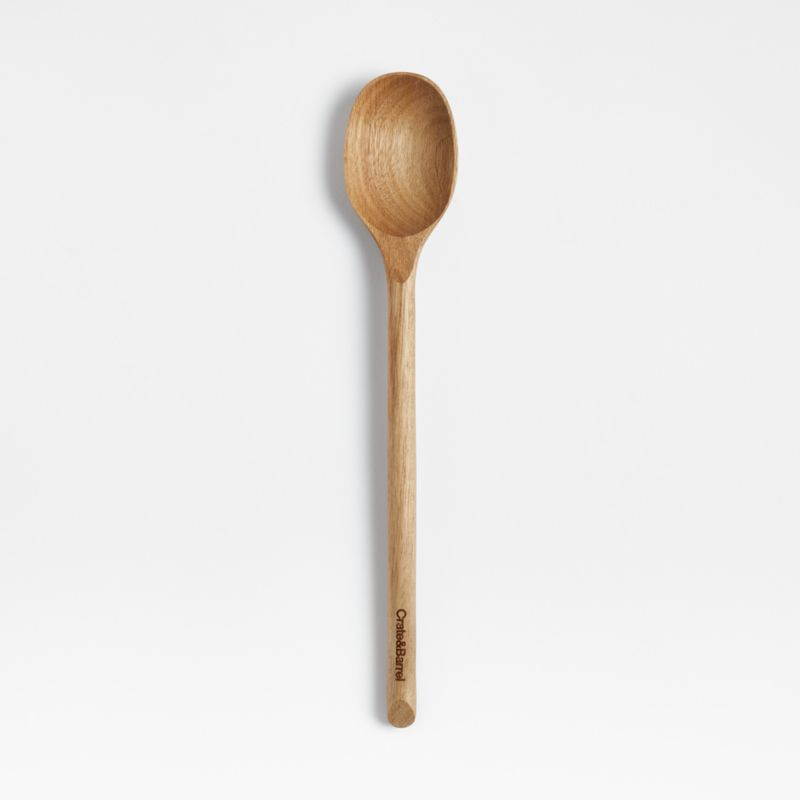 Acacia Wood Serving Spoon + Reviews | Crate & Barrel | Crate & Barrel