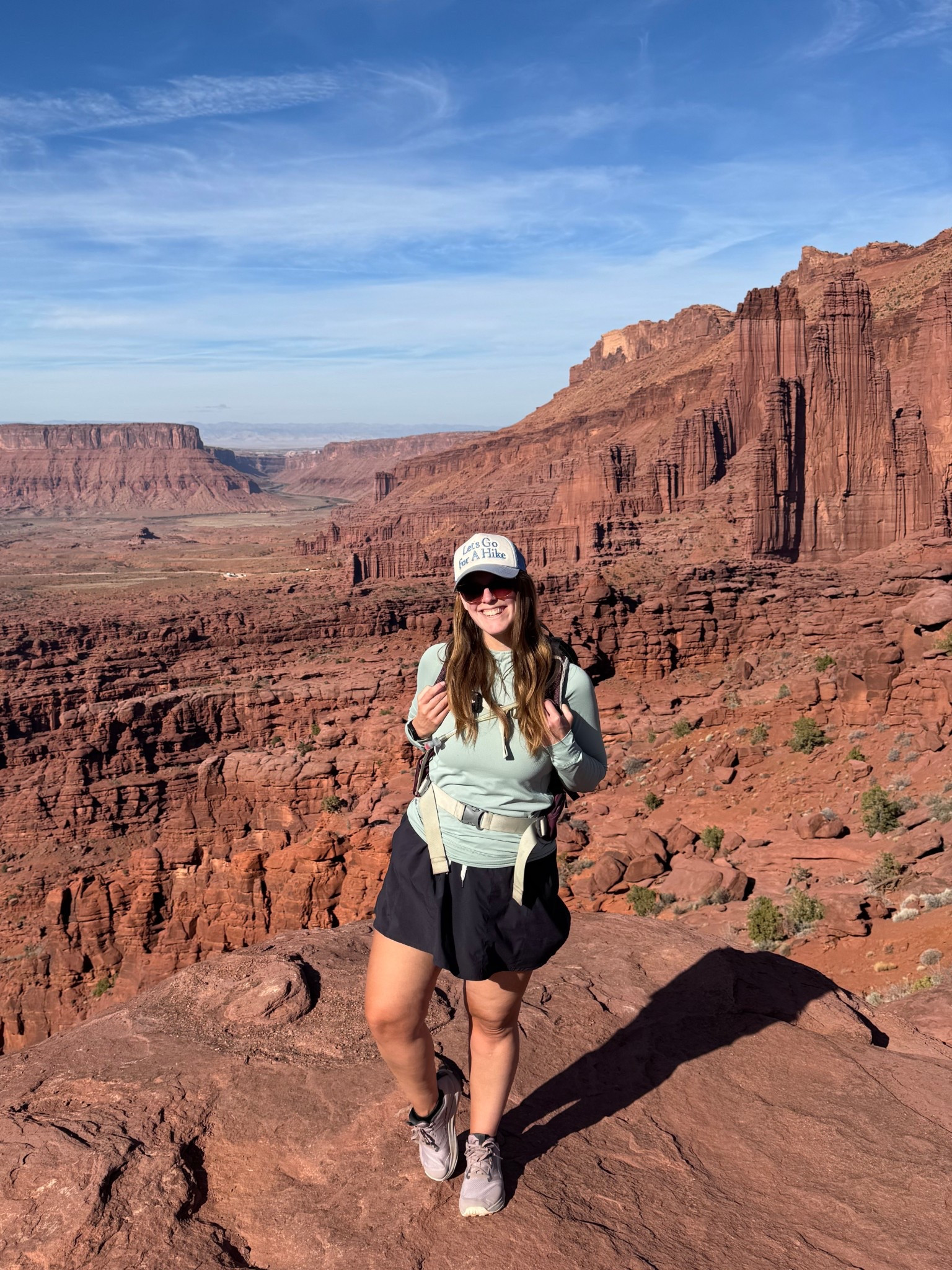 My go-to (and bump friendly) hiking outfit for warm fall days in the desert✨🥾🏜️

Sun shirt: S
Skort: M

#LTKActive #LTKBump #LTKfitnessgoals