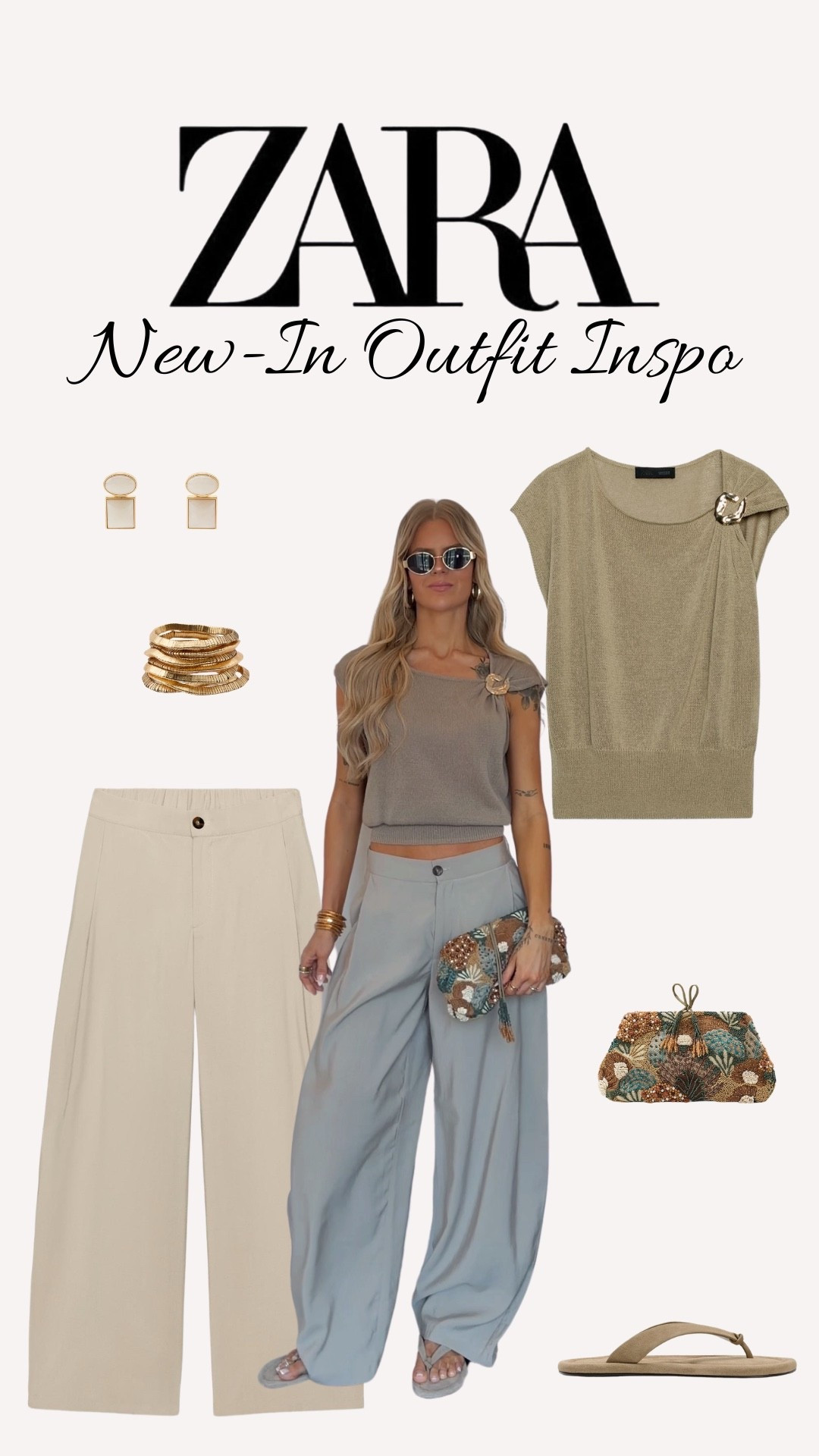ZARA NEW-IN OUTFIT INSPO ✨ the pants is such a must have! The perfect basic beige pants that goes with almost everything and has the most perfect fit! I am wearing size Xs in the pants and size S in the top!

#LTKFashionMonth #LTKautumn #LTKstyletip