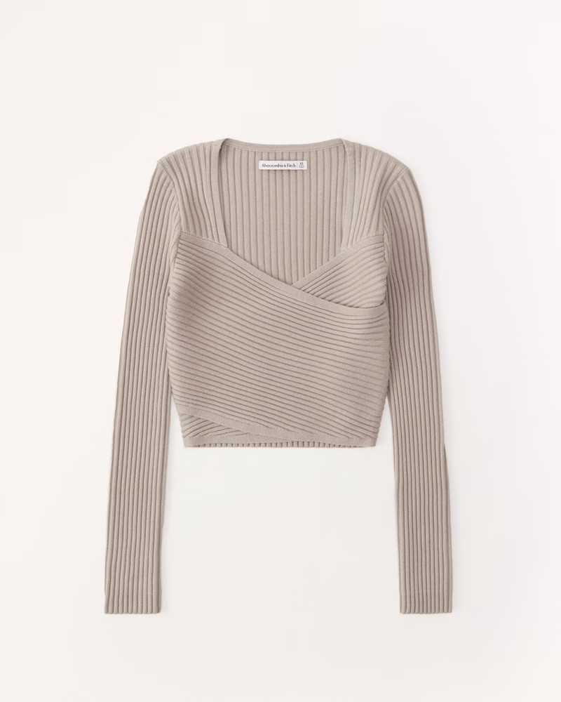 LuxeLoft Slim Wrap Sweater | Abercrombie & Fitch (US)