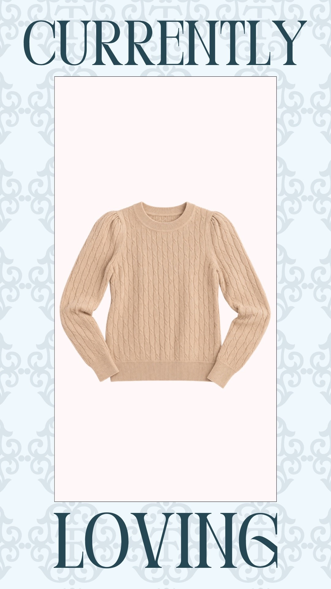 Currently loving this sweater for fall! The cable knit detail and pretty neutral color make it so easy to wear with jeans, skirts, or trousers. Definitely one I’ll be reaching for all season.

#LTKSeasonal #LTKOver40 #LTKMidsize