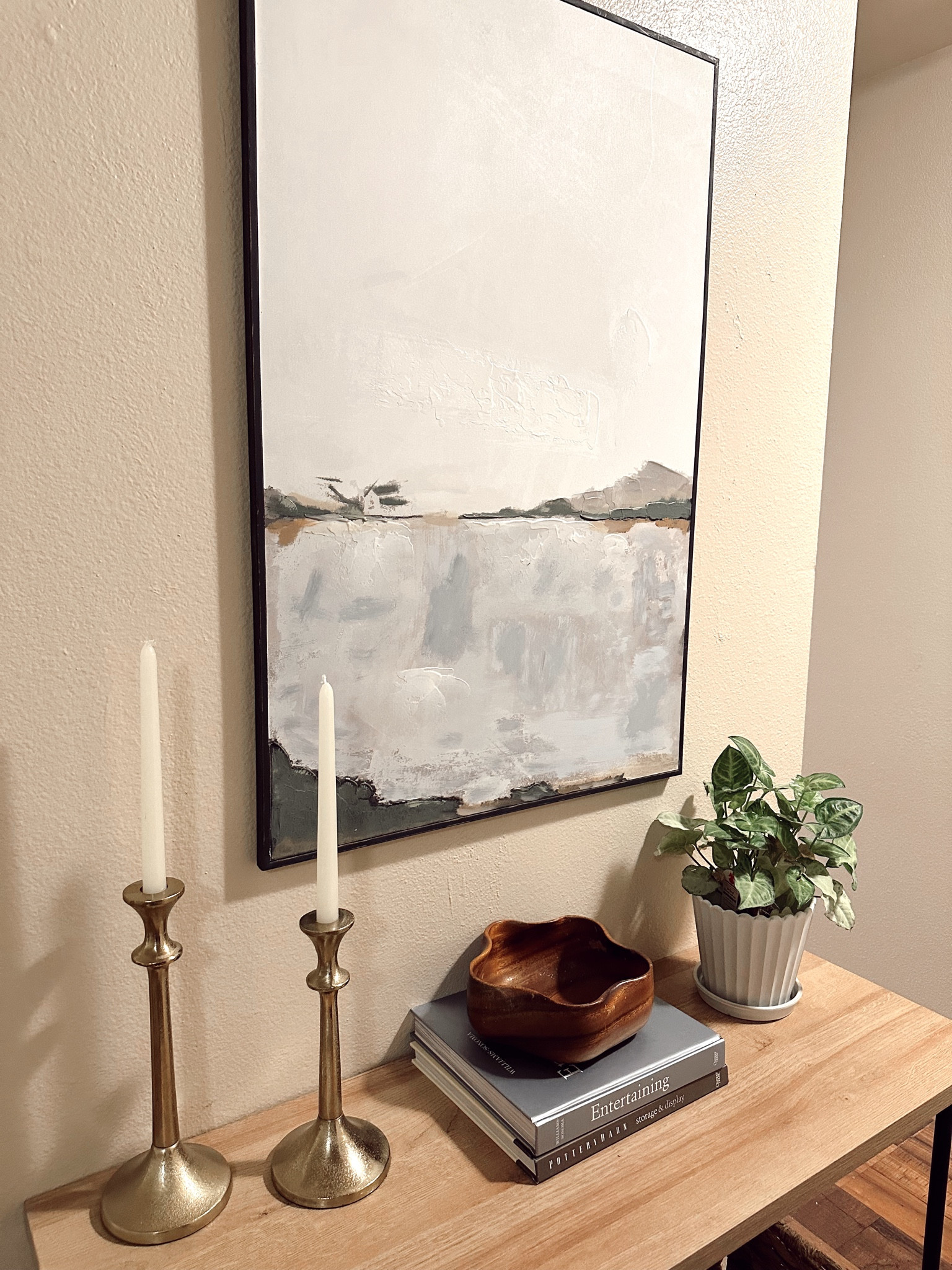 Entry table styling🤍

#LTKfindsunder100 #LTKhome #LTKfindsunder50