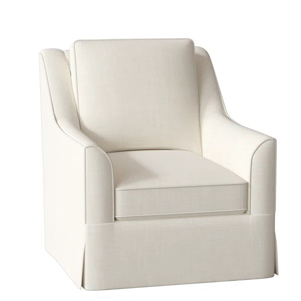 Bella 30" W Cotton Swivel Armchair | Wayfair Professional