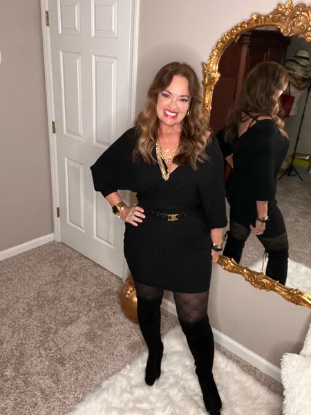 When you are your BF are having s conversation about a dress you both purchased last year but have never worn it out. It is time to style it.
Easy peasy sweater dress! Perfect for date night !

#LTKunder100 #LTKcurves #LTKstyletip