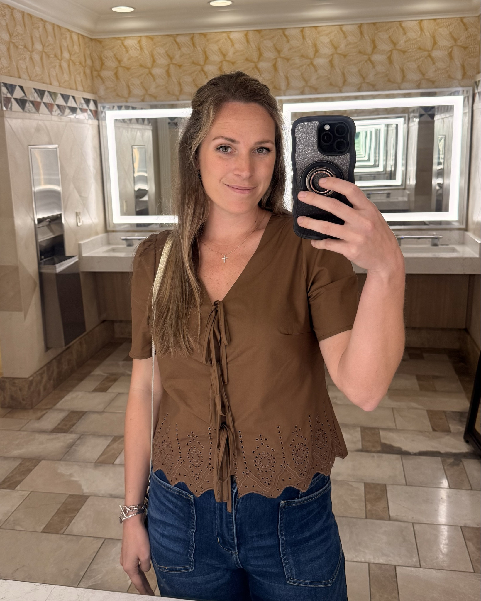 The perfect season transition outfit. I need one of these shirts in every color! 

#LTKWorkwear #LTKdayinmylife #LTKmomlife