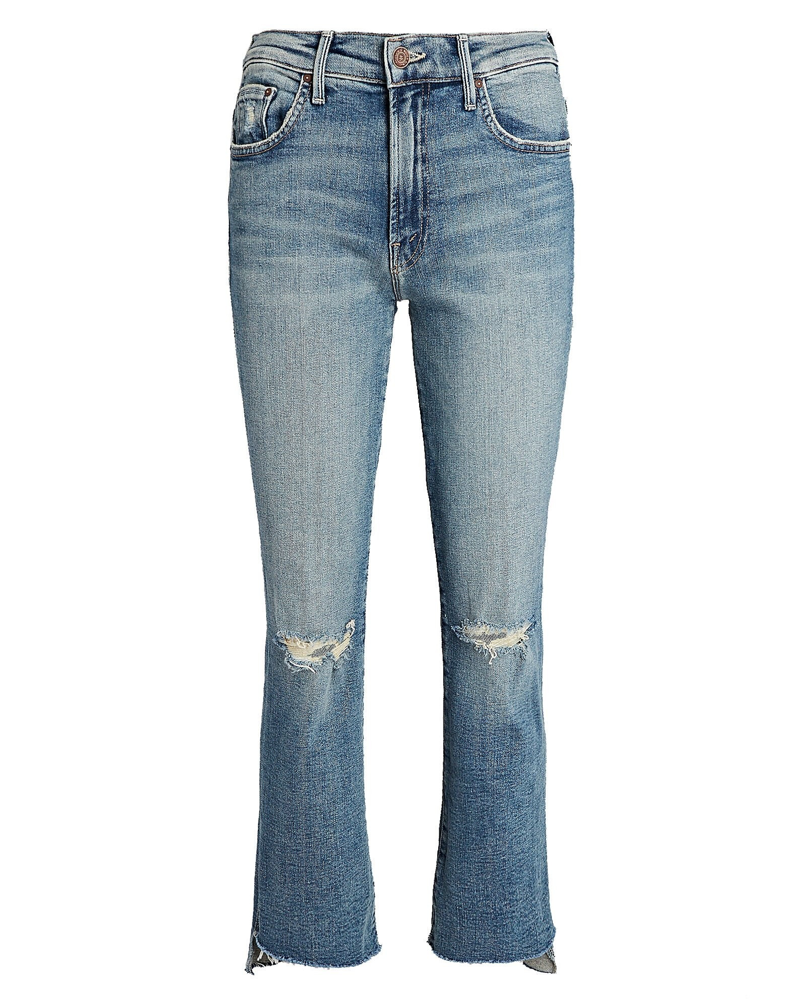The Insider Crop Step Fray Jeans | INTERMIX