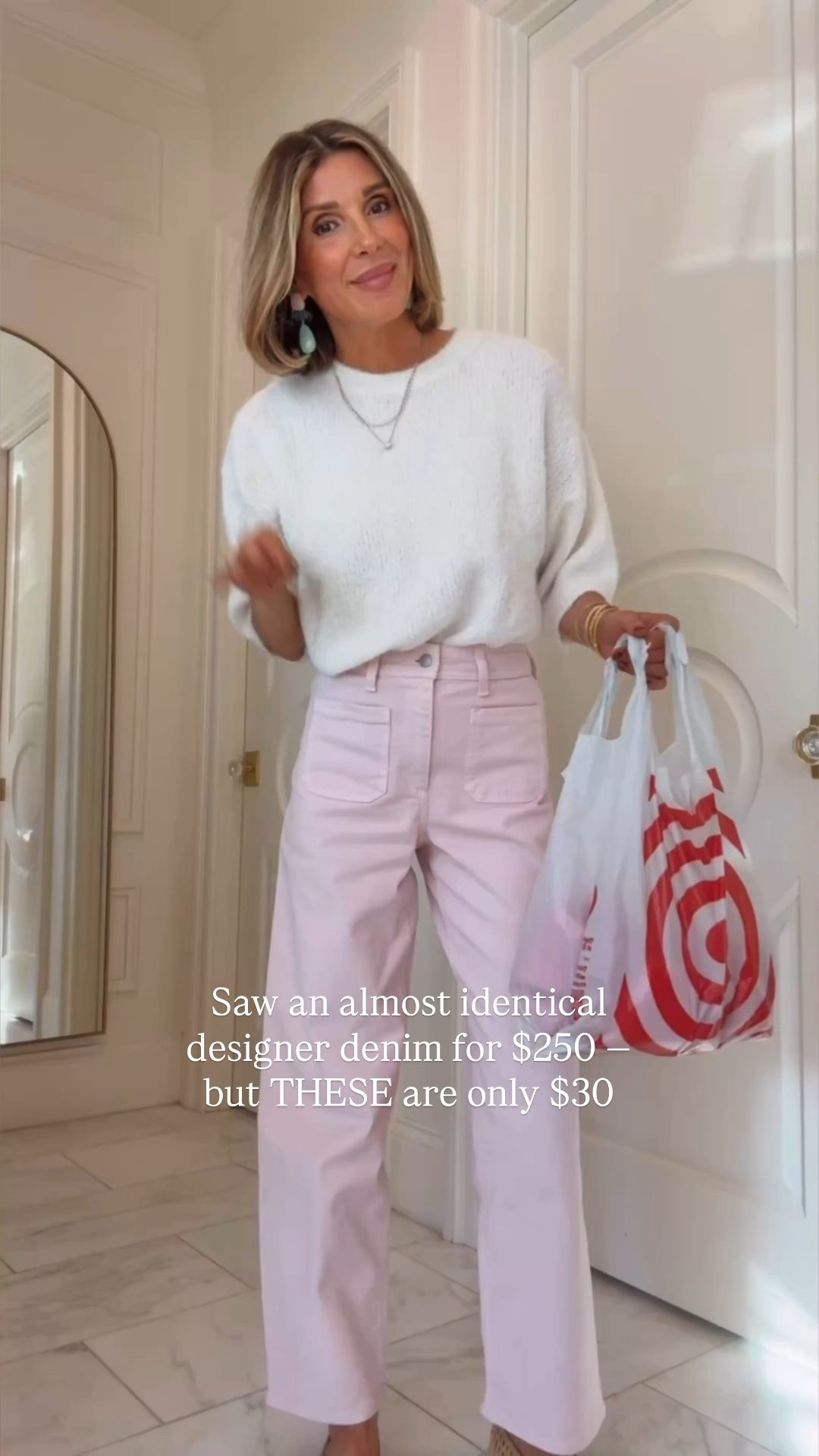 Saw an almost identical designer denim for $250 — but THESE are only $30 fit tts wearing  size 2 