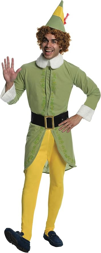 Rubie's Mens Elf Movie Buddy The Elf Deluxe Adult Sized Costumes | Amazon (US)