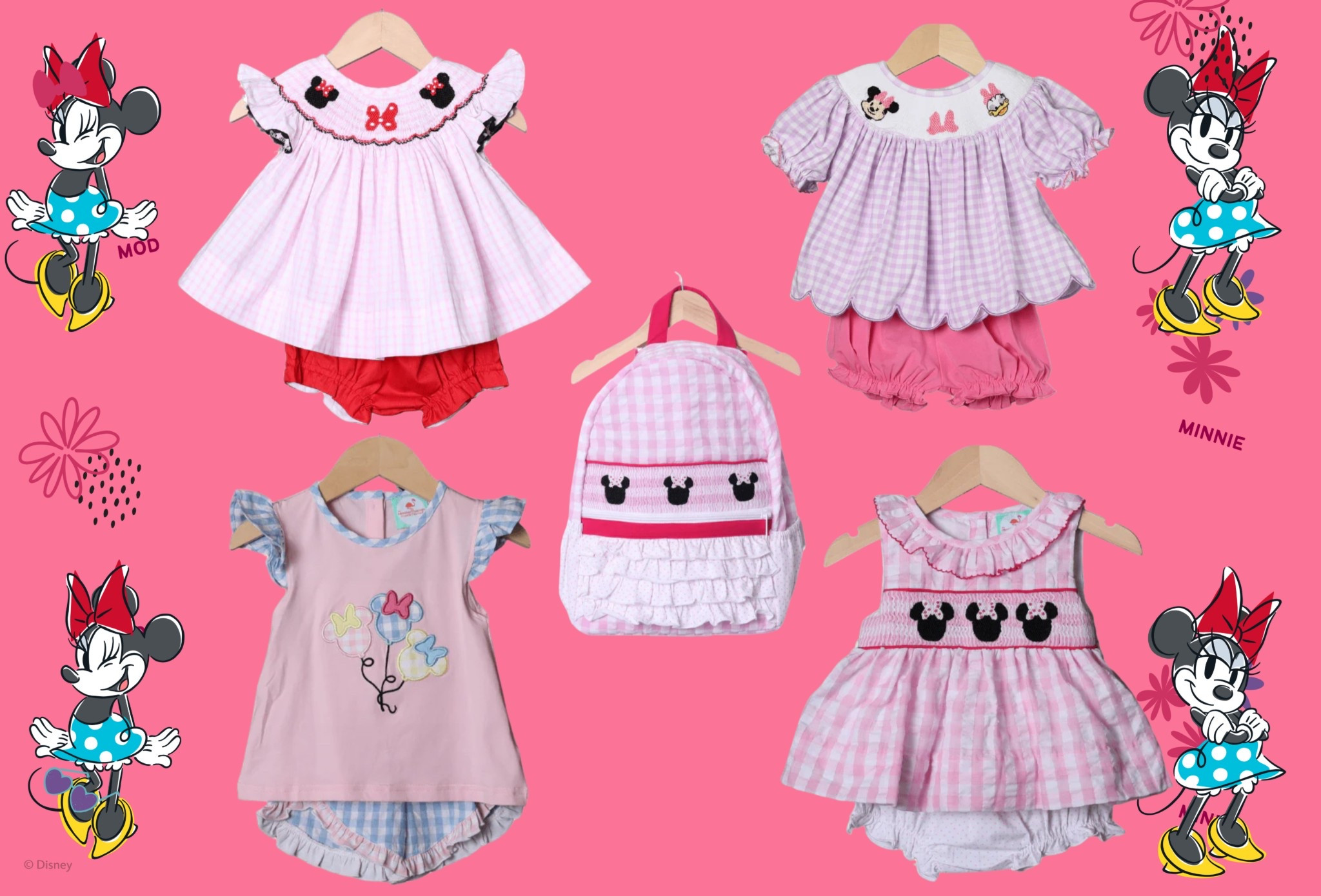 The cutest Minnie Mouse outfits for your little girl! Perfect for the best Disney trip or any Minnie-loving cutie. The Smocked Flamingo has the most adorable styles—absolute must-haves! Shop now for the sweetest looks!

#LTKFamily #LTKKids #LTKBaby