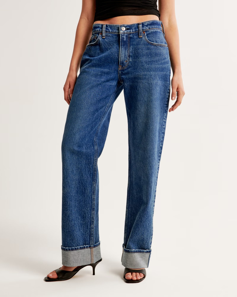 Women's Low Rise Baggy Jean | Women's Bottoms | Abercrombie.com | Abercrombie & Fitch (US)