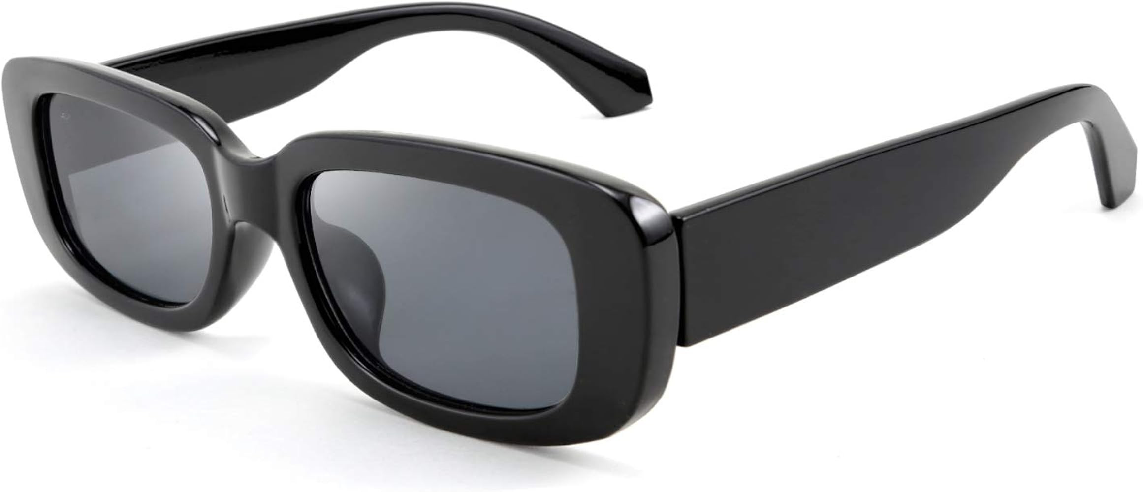 FEISEDY Retro Rectangle Sunglasses for Women UV400 Small 90s Vintage Fashion Eyewear B7039 | Amazon (US)