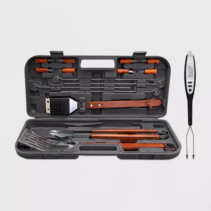 17pc BBQ Tool Set Stainless Steel - Room Essentials™ | Target