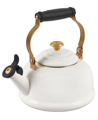Le Creuset Steel 1.7 Quart Noel Whistling Kettle with Knob & Reviews - Cookware - Kitchen - Macy'... | Macys (US)