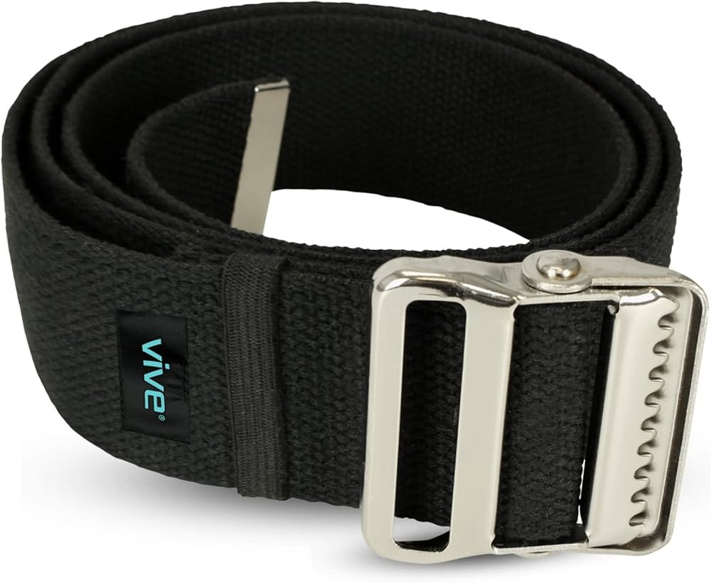 Vive Gait Belt (60 Inch) - Transfer Assist Device for Caregiver, Nurse, Therapist, Seniors, Elder... | Amazon (US)