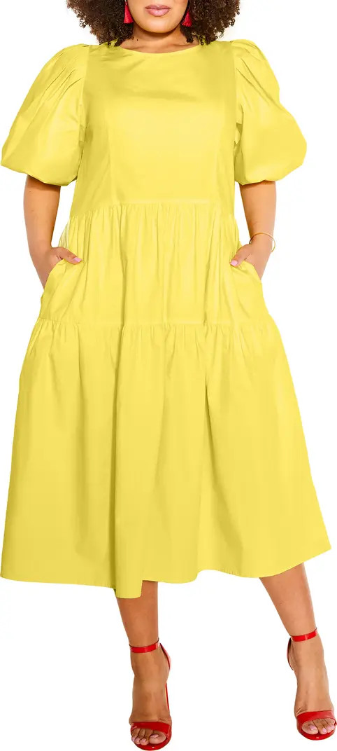 City Chic Vienna Cotton Fit & Flare Dress | Nordstrom | Nordstrom