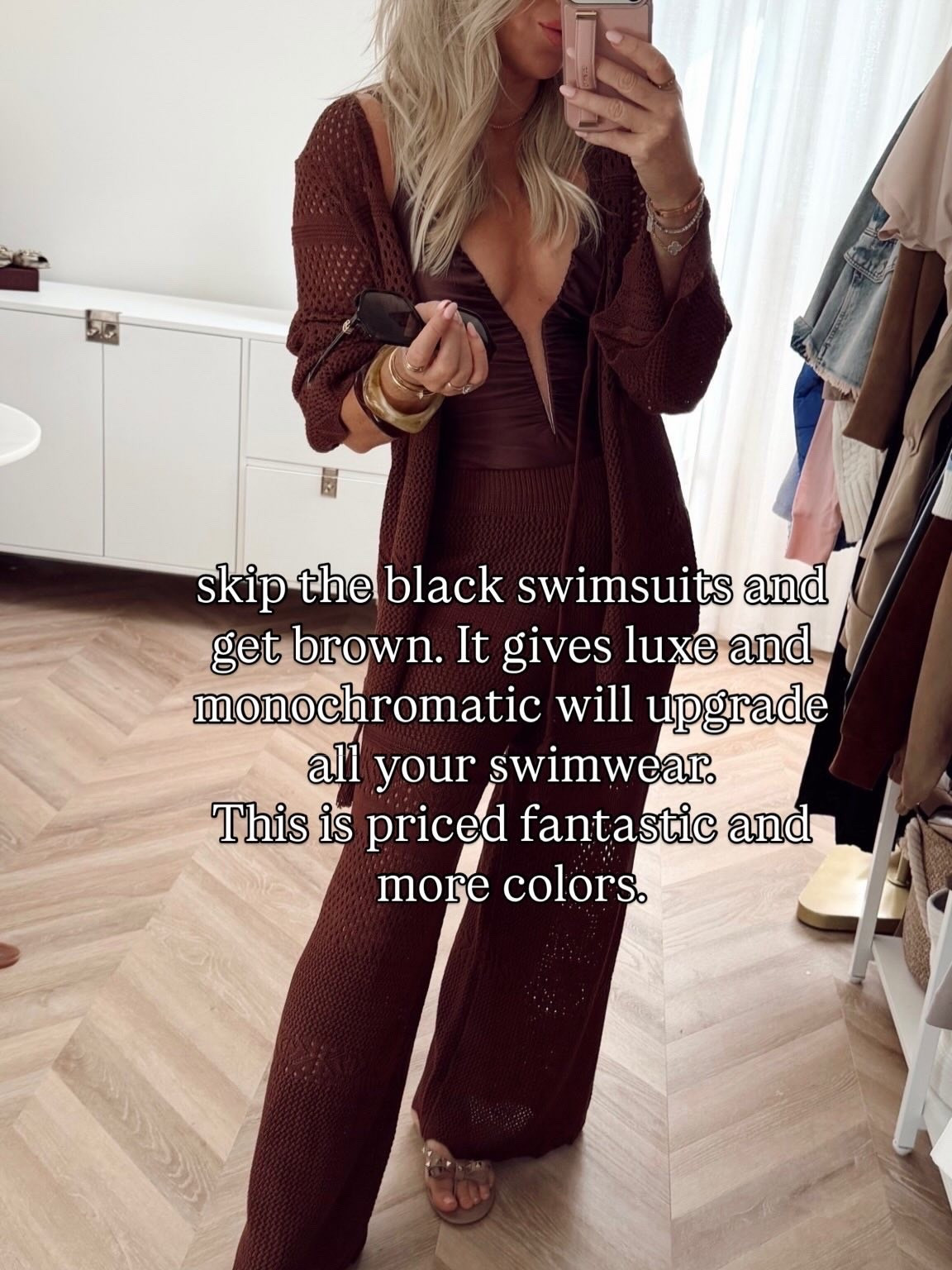 Quiet luxury resort looks I actually packed for spring break that look elevated✨🔥 use my code: LAURENL15 for 15% off. 
 
Ordered this swimsuit in red and black for Vegas. I just loved it on! I did medium. 

Swimsuit. Resort wear. Cover up. Crochet. Spring break. Resort wear 2026  

#LTKSwim #LTKootd #LTKTravel