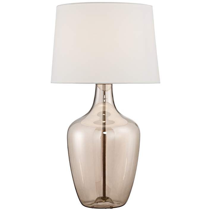 Ania Champagne Glass Jar Table Lamp | LampsPlus.com