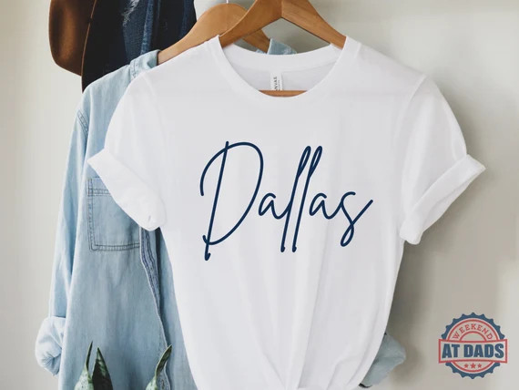 Dallas Shirt for Women Dallas Football Shirt Dallas Tshirt - Etsy | Etsy (US)