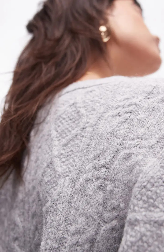 Cable Crop Cardigan | Nordstrom