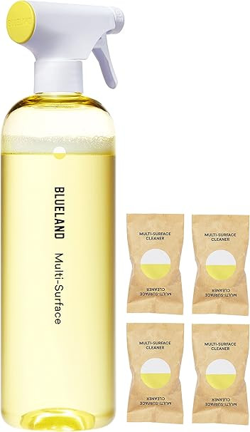 BLUELAND Multi-surface All Purpose Cleaning Spray Bottle with 4 Refill Tablets | Eco Friendly Pro... | Amazon (US)