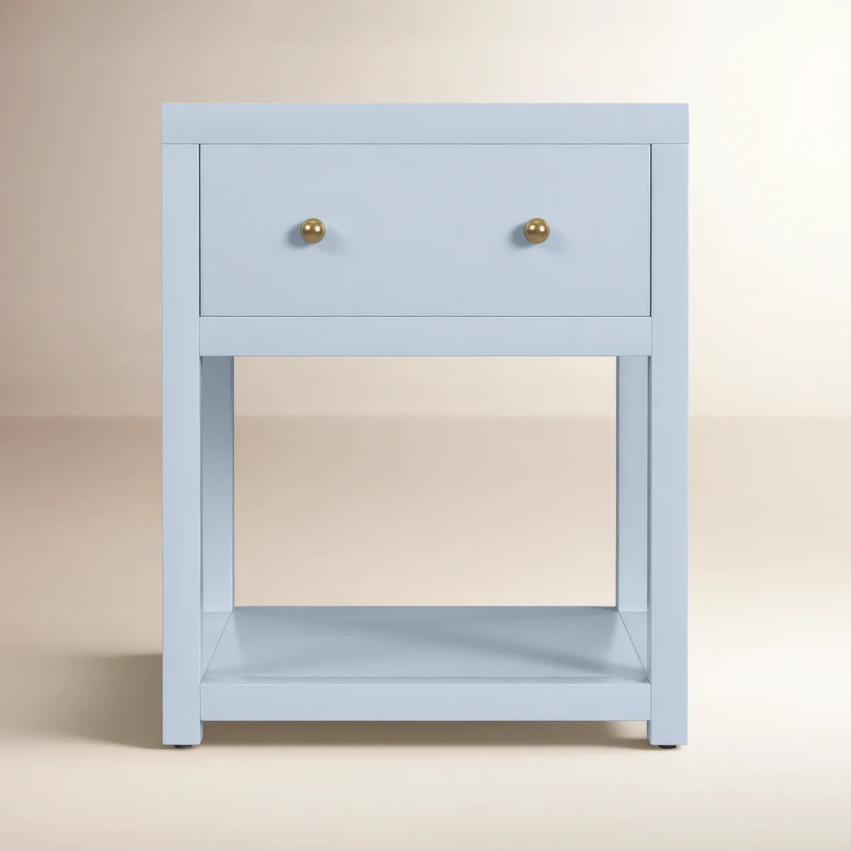 Celine 21" 1-Drawer Nightstand, Light Blue | Wayfair North America