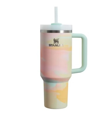 Stanley The Clean Slate Flowstate Quencher 40oz Tumbler Warm Serene Brushstrokes  | eBay | eBay US