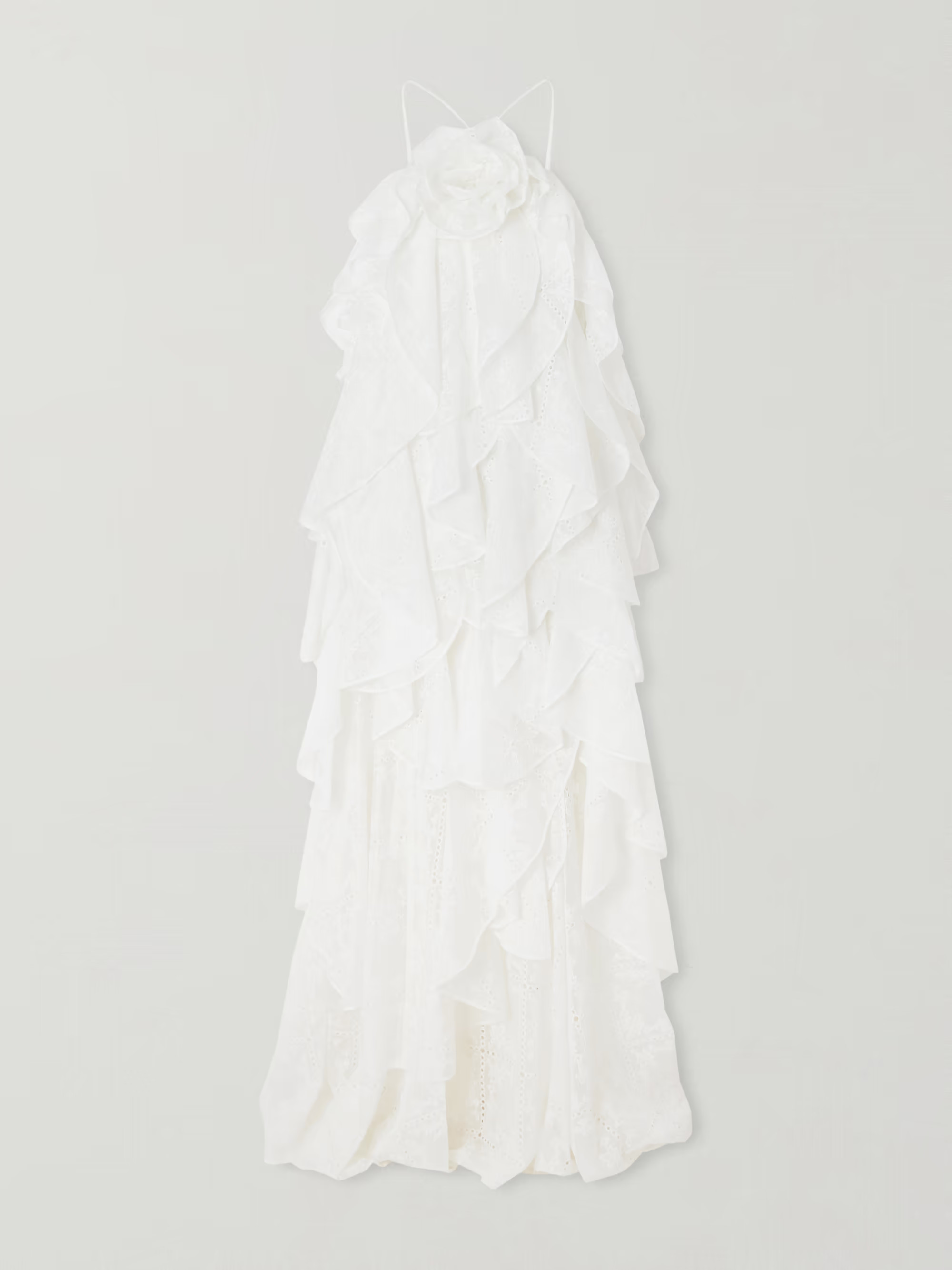 Merritt appliquéd ruffled broderie anglaise maxi dress | NET-A-PORTER (UK & EU)