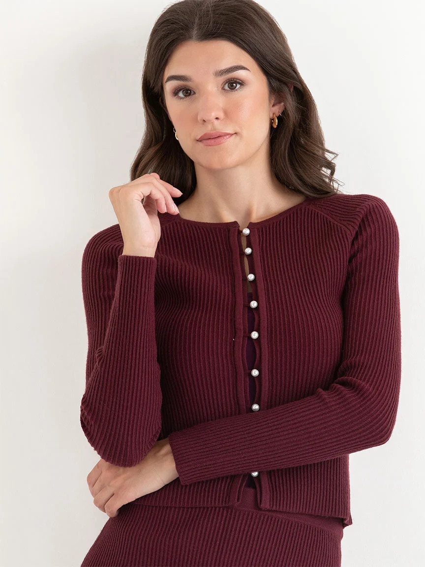 Ribbed Cardigan | Rickis | Ricki's