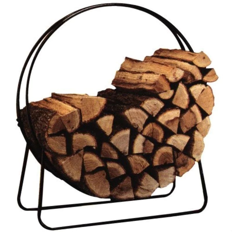 Round Circular 40-inch Steel Hoop Firewood Log Storage Rack | Bed Bath & Beyond