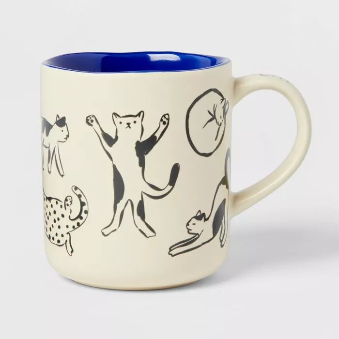 16oz Stoneware Cat Person Mug - Opalhouse™ | Target