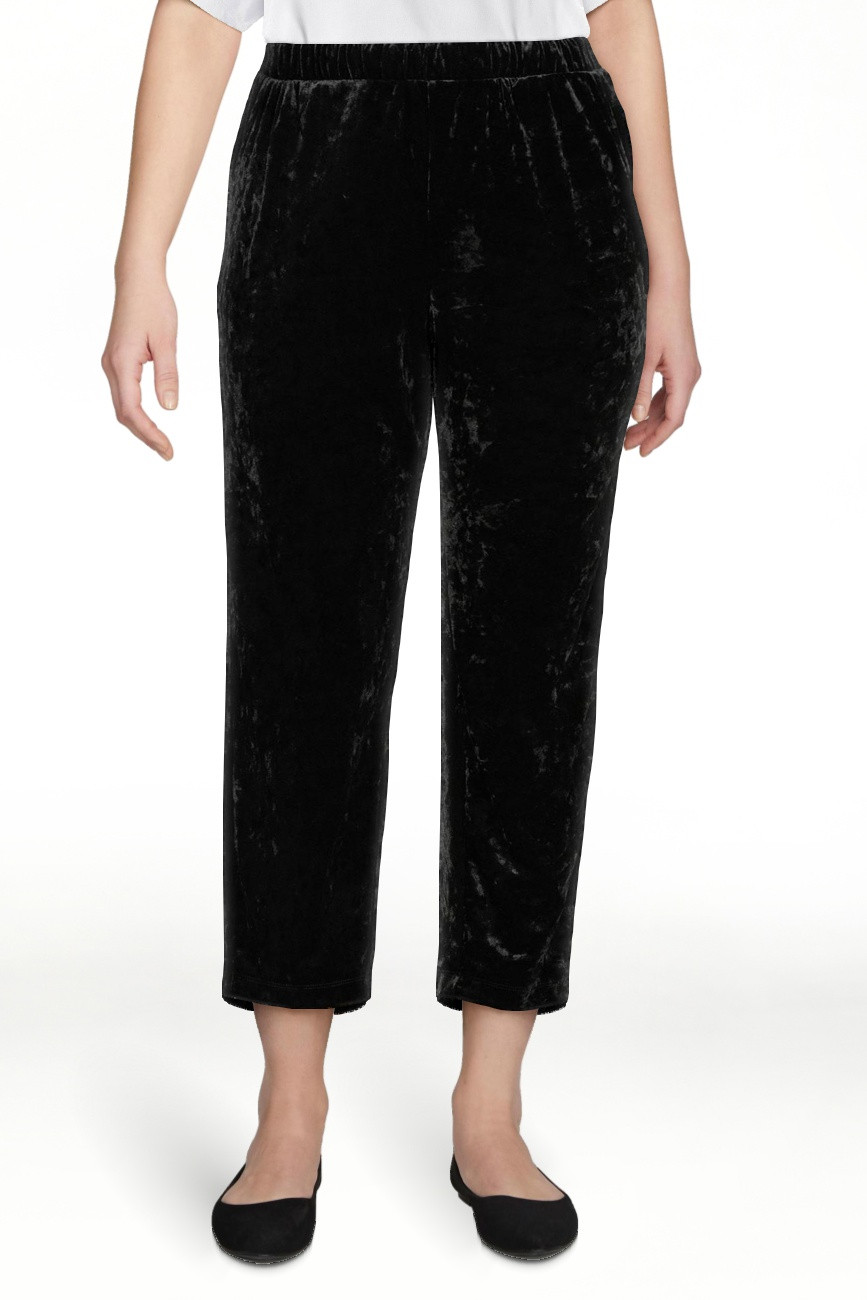 The Get Women's Velvet Pull-On Trousers - Walmart.com | Walmart (US)
