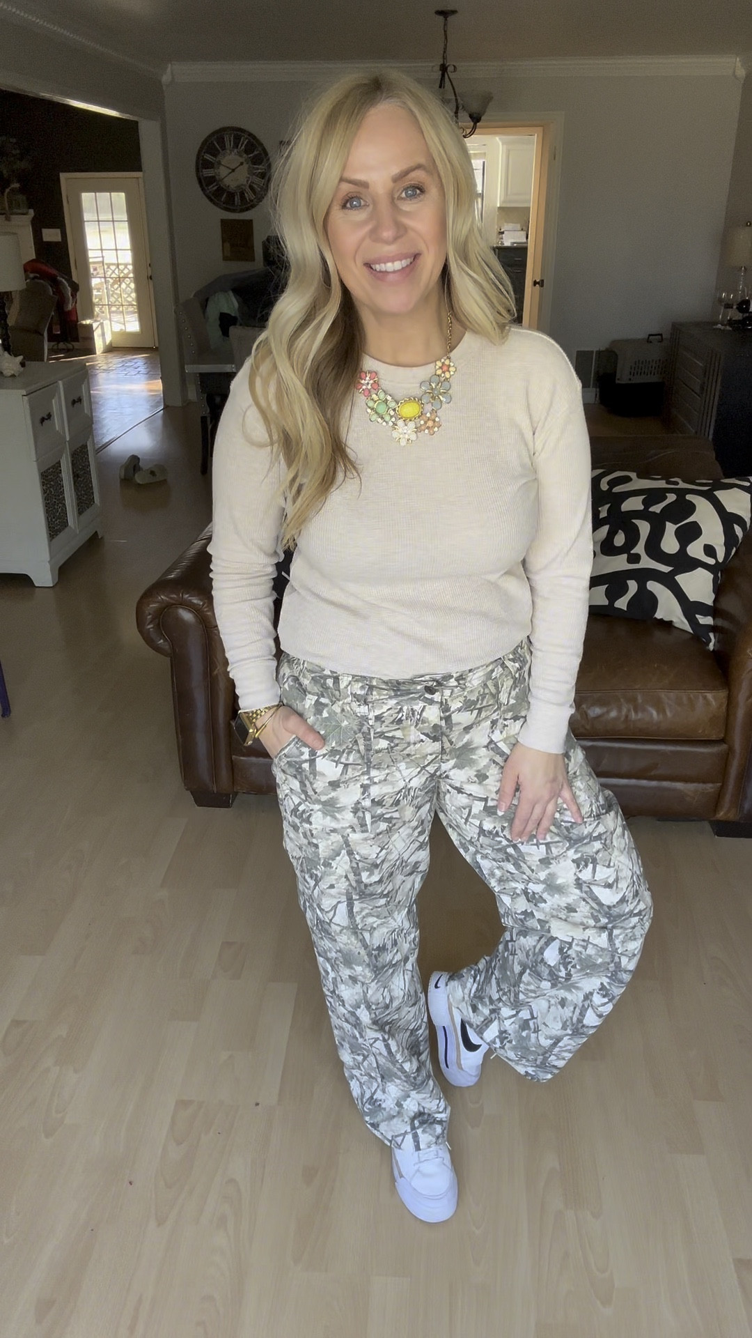 Camo | Spring | Flower Necklace | Statement Necklace 

#LTKStyleTip #LTKOver40 #LTKFindsUnder50