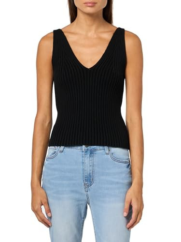 PAIGE Women's Cherie Sweater Tank, Black | Amazon (US)