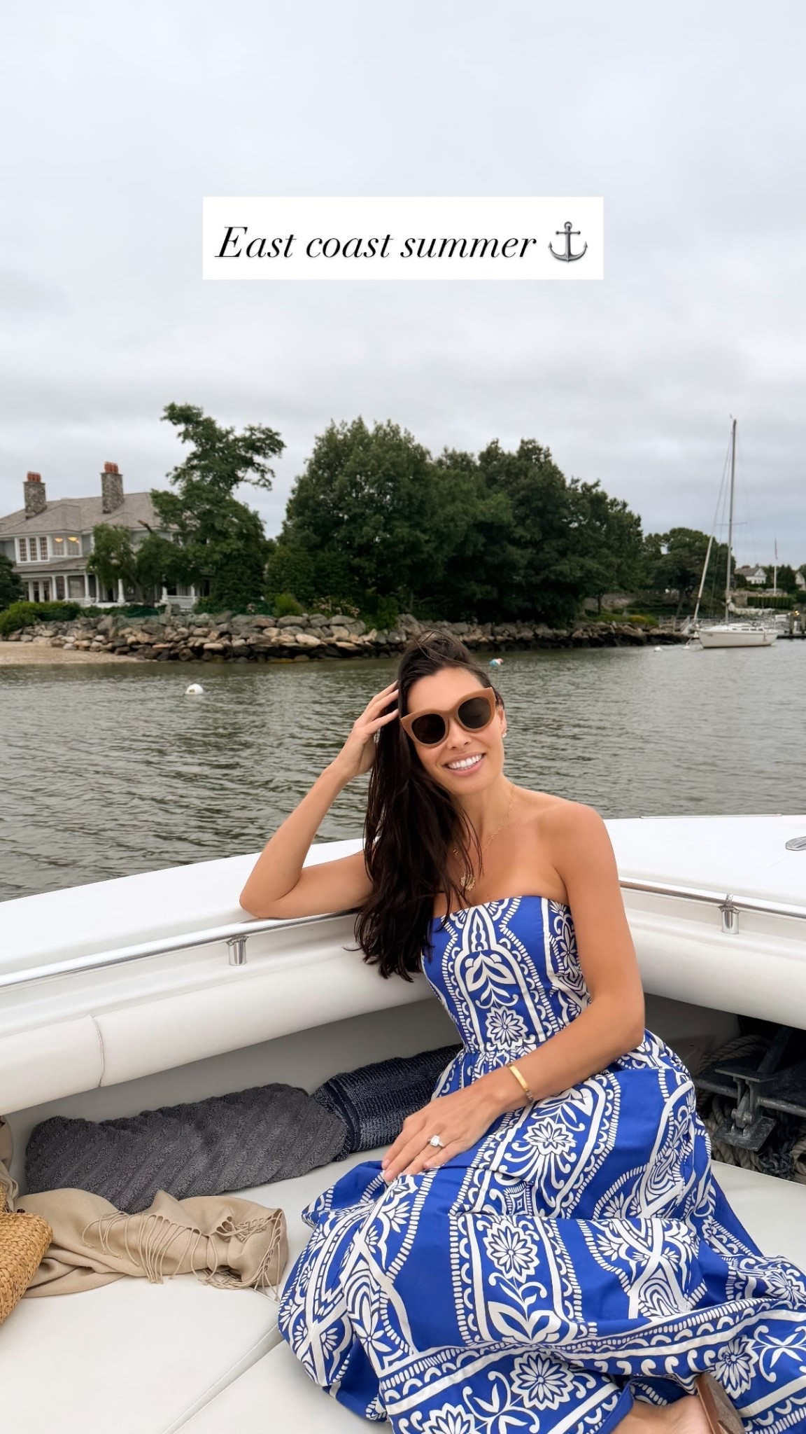 East coast summer ⚓️ blue (old!) Cara Cara dress similar below! Boat day, summer outfit.

#LTKootd #LTKdayinmylife #LTKstorytime