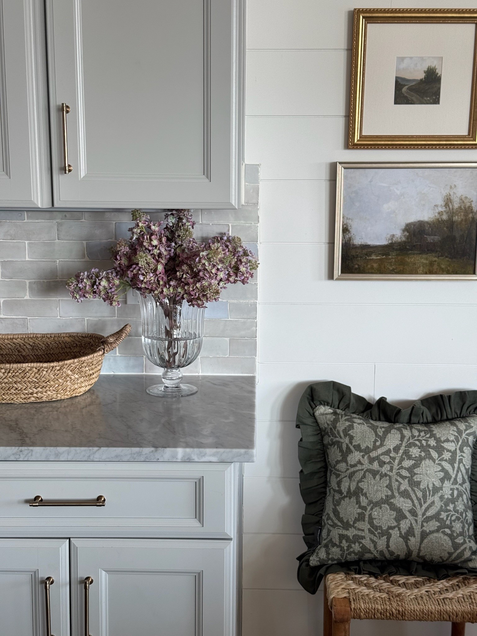 I have 7 of these faux real touch lilac stems styled in our kitchen and it’s the prettiest muted pop of color!! 

#LTKHome #LTKStyleTip