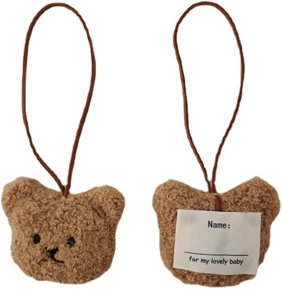 RICHTRUE Kawaii Bear Plush Pendant for Women Plush Keychain Plush Keychains for Backpacks 2 Pcs Y... | Amazon (US)