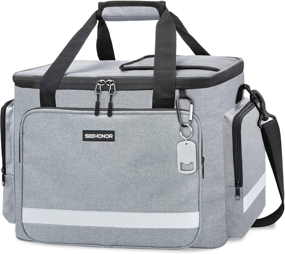 30/60 Can Soft Sided Cooler Bag Insulated Leak Proof Collapsible Cooler Portable Travel Tote with... | Amazon (US)