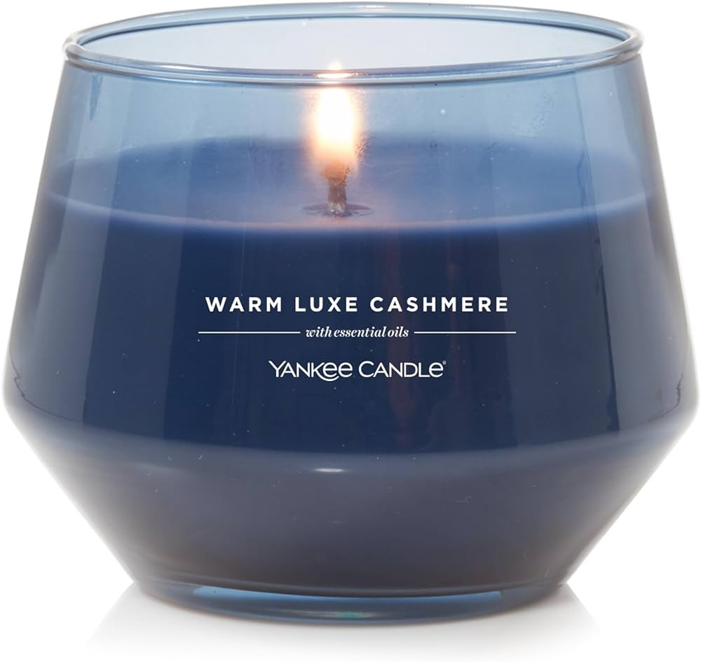 Yankee Candle Studio Medium Candle, Warm Luxe Cashmere, 10 oz | Amazon (US)