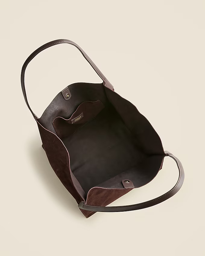 Large Berkeley tote in suede | J. Crew US