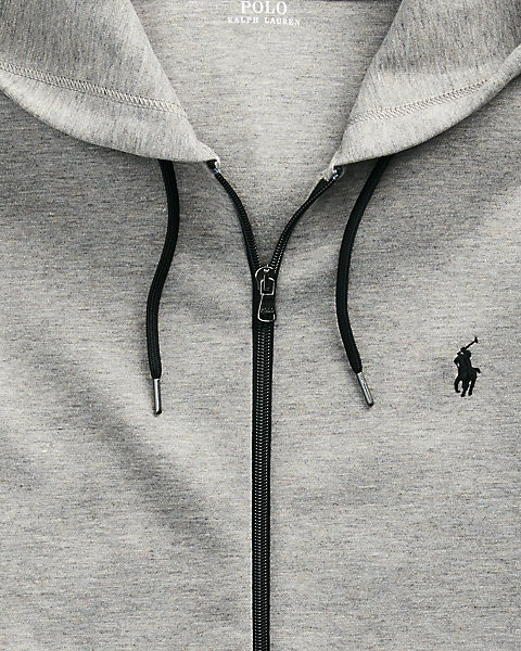 Double-Knit Full-Zip Hoodie | Ralph Lauren UK | Ralph Lauren (UK)