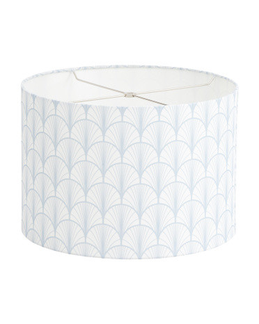 15x10 Fan Printed Drum Lamp Shade | Marshalls
