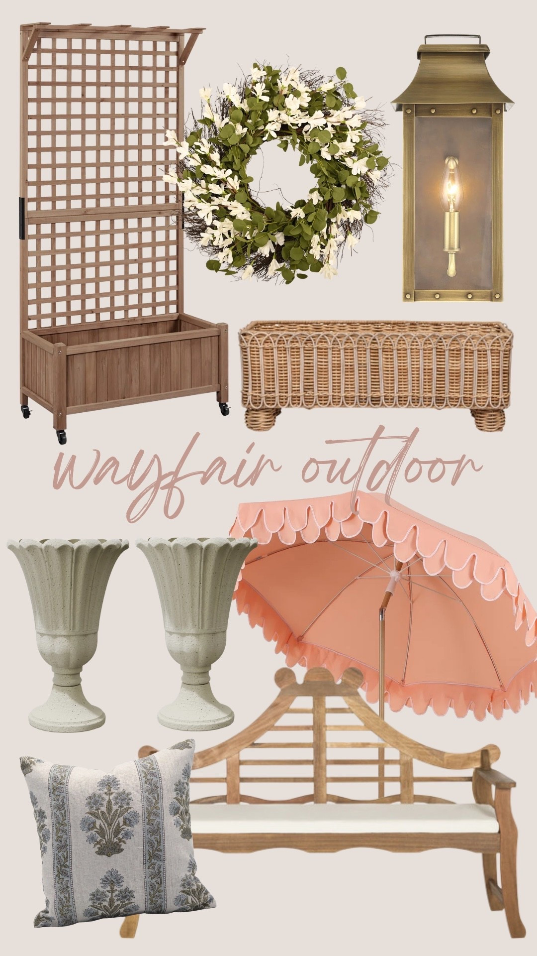#ad My favorite place to get the outdoors ready for Spring hosting is @wayfair !  #wayfairpartner #wishyouwerehere #wayfair 

#LTKSeasonal #LTKSpringSale #LTKHome
